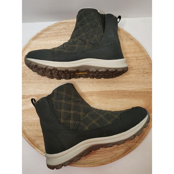 KEEN Terradora II Wintry Pull-On Boots – Women’s 9 Waterproof Rosin Olive - Picture 3 of 12